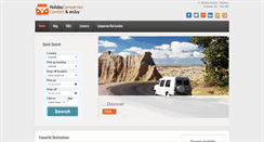 Desktop Screenshot of holidaycampervan.com